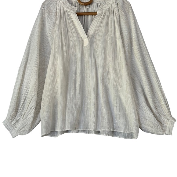 Joie | The Elza Blouse in Porcelain Size S - Picture 5 of 12
